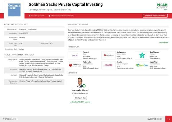 NOAH19 London Investor Book - Page 26