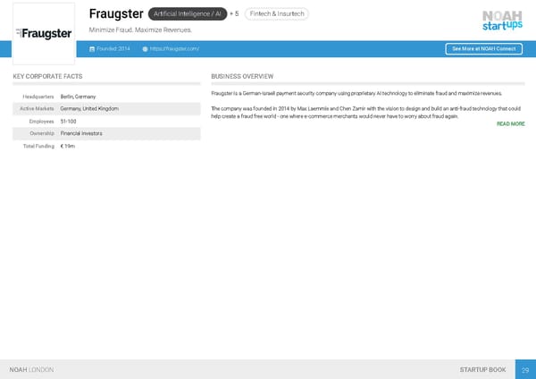 NOAH19 London Startup Book - Page 32