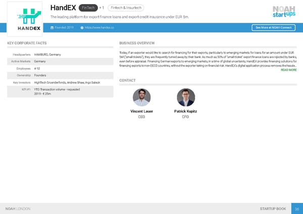 NOAH19 London Startup Book - Page 39