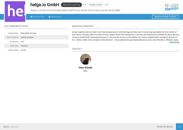 NOAH19 London Startup Book - Page 40