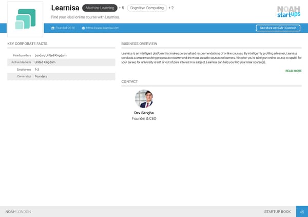 NOAH19 London Startup Book - Page 48
