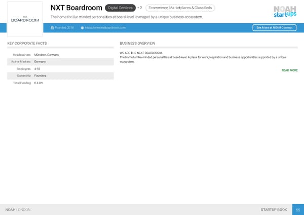 NOAH19 London Startup Book - Page 58