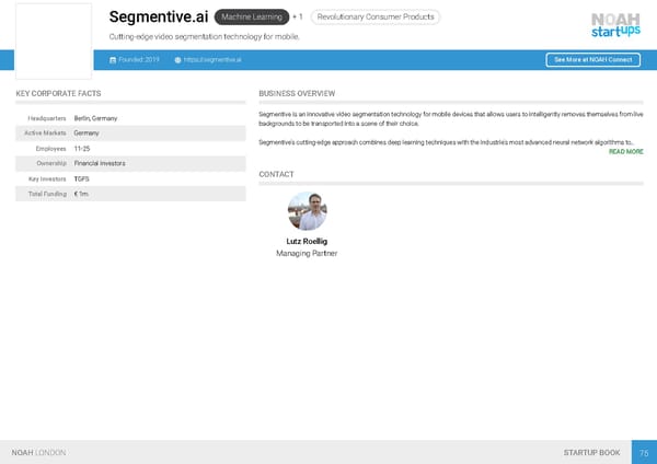 NOAH19 London Startup Book - Page 78