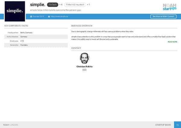 NOAH19 London Startup Book - Page 81